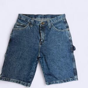 Wrangler denim high rise carpenter Jean shorts